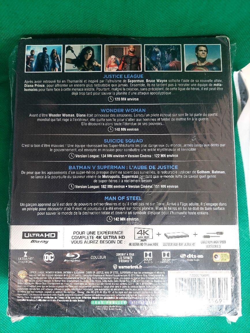 Kolekcja 5 filmów DC Blu-Ray