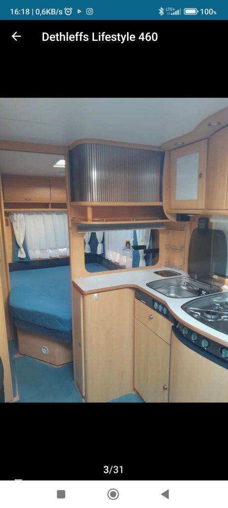 Dethleffs Camper Lifestyle 2003 zadbana, mover, roleta, przeddsionek