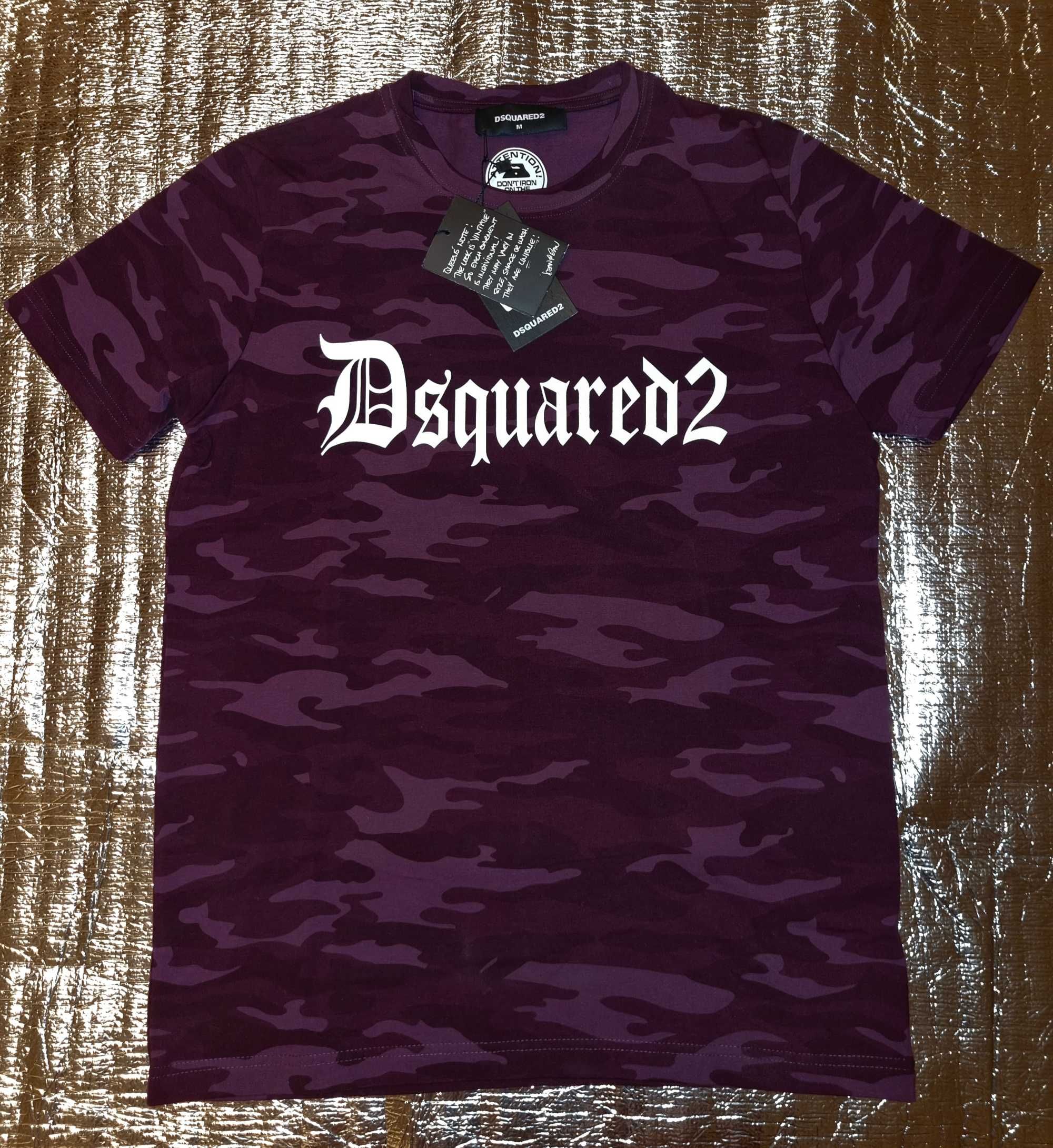 Nowa koszulka T-shirt DSQUARED D2 Canada MORO OKAZJA PREZENT M