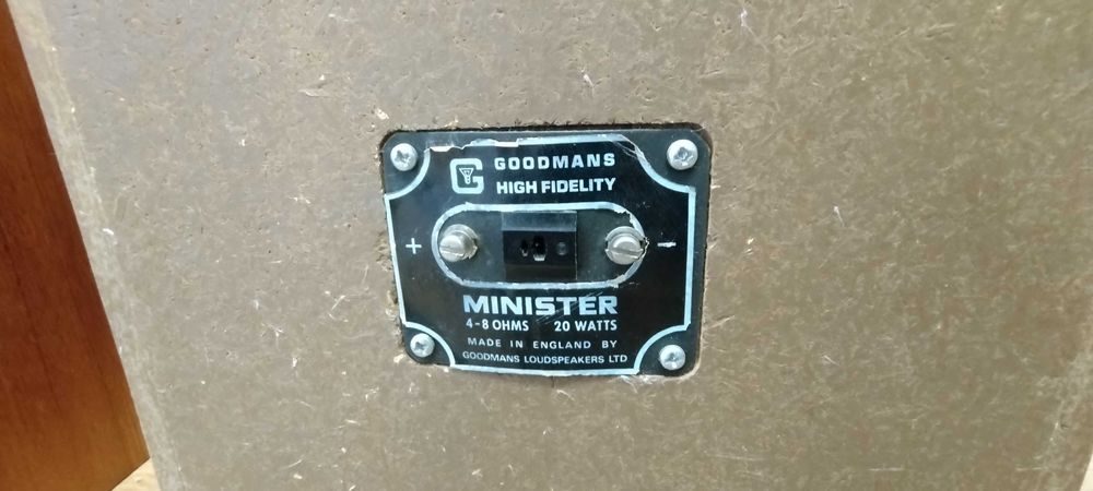Kolumny Goodmans Minister lampa