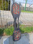 Oxelo decathlon waveboard duży black/red