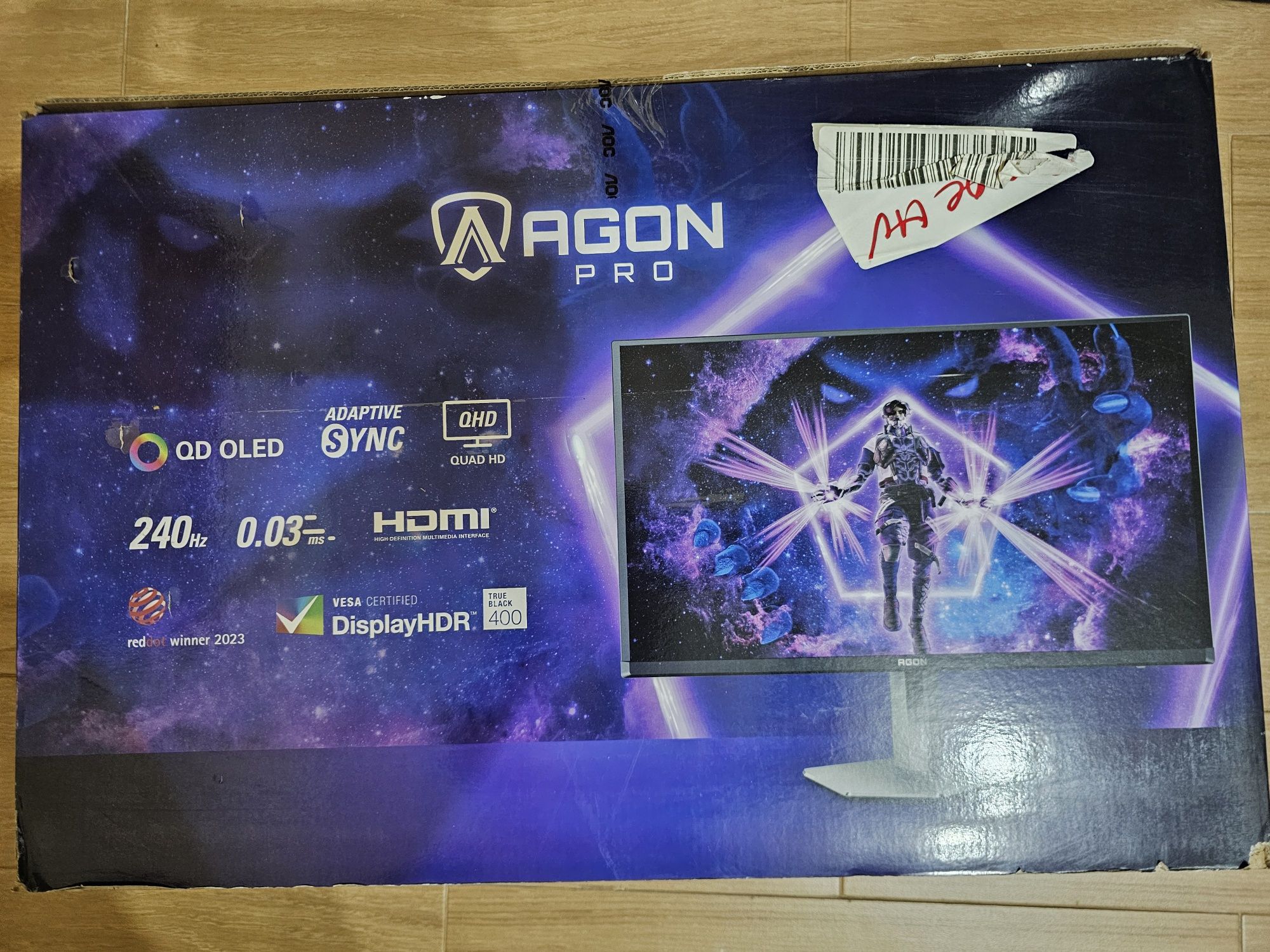 Monitor Agon AOC AG276QZD2 QD-OLED
