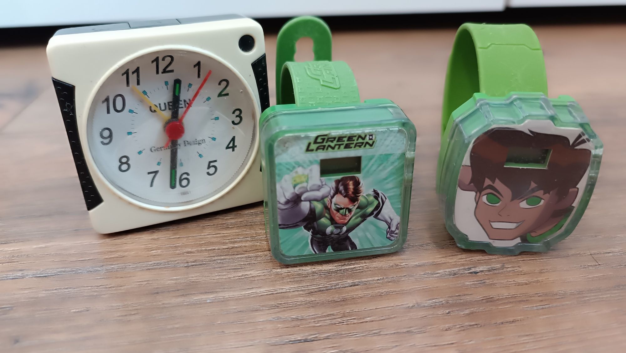 Zegarki dziecięce chłopięce zestaw green lantern komplet