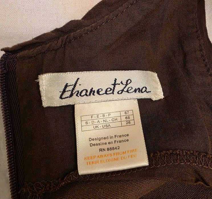 Vestido menina Eliane et Lena Village Kids 67, 68cm. com ofertas