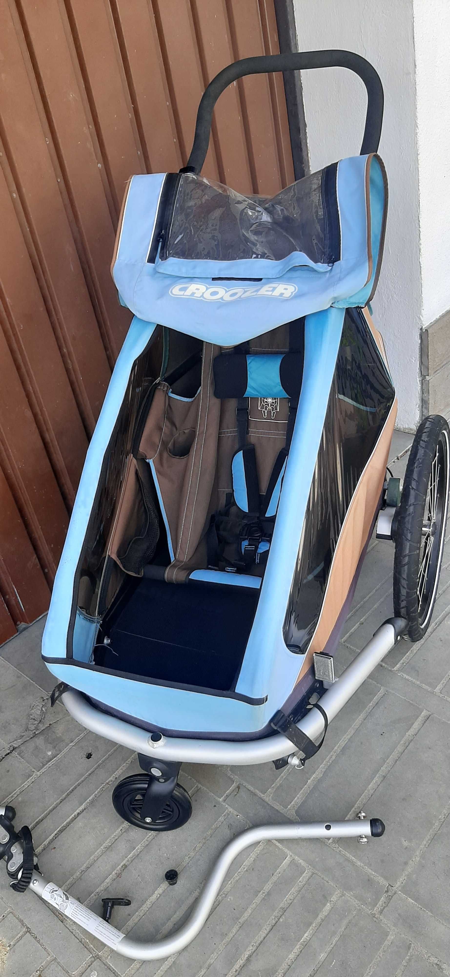 Przyczepka rowerowa Croozer Kid Plus Led 1 3w1 jogger stan BDB