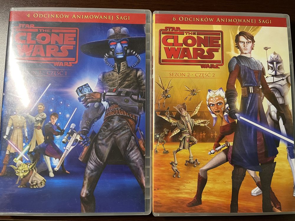 Star The Clone Wars DVD sezon 1-2