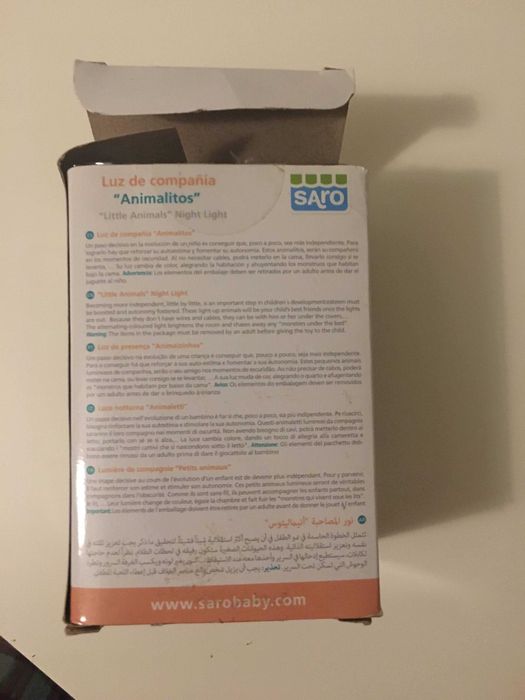 Luz de presença nova a bateria