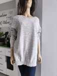 Bluza męska klasyczna szara melanż bawełna cotton rozmiar L