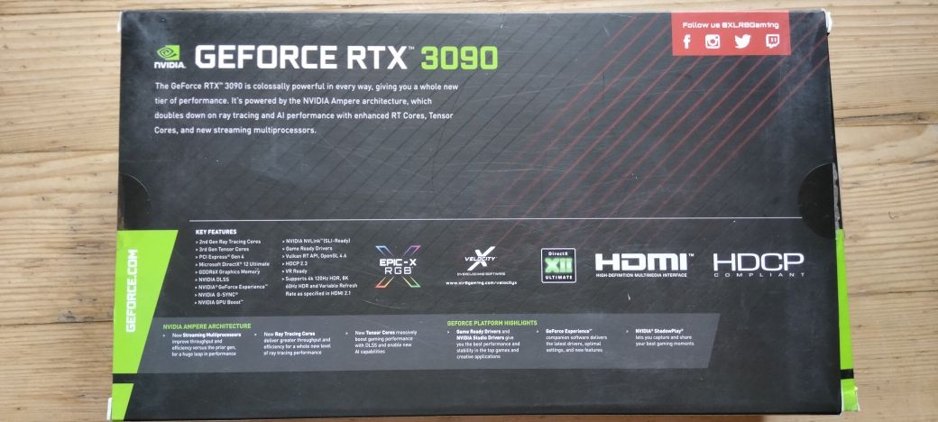Karta graficzna GeForce 3090 XLR8 Gaming