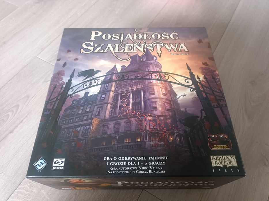 Posiadłość Szaleństwa + insert + dwa rozszerzenia w folii