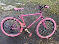 Rower różowy jedyny taki