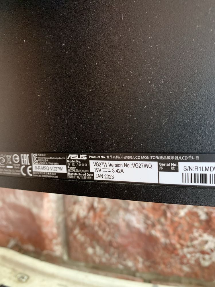 Монітор  ASUS “27”