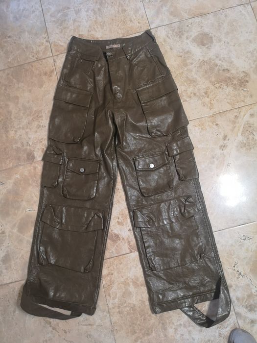 Штани шкірзамінник круті