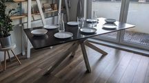 NOWY duży 8-osobowy stół 180x90x74 do jadalni loft industrial glamour