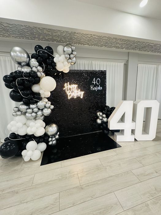 Dekoracja ścianka balonowa