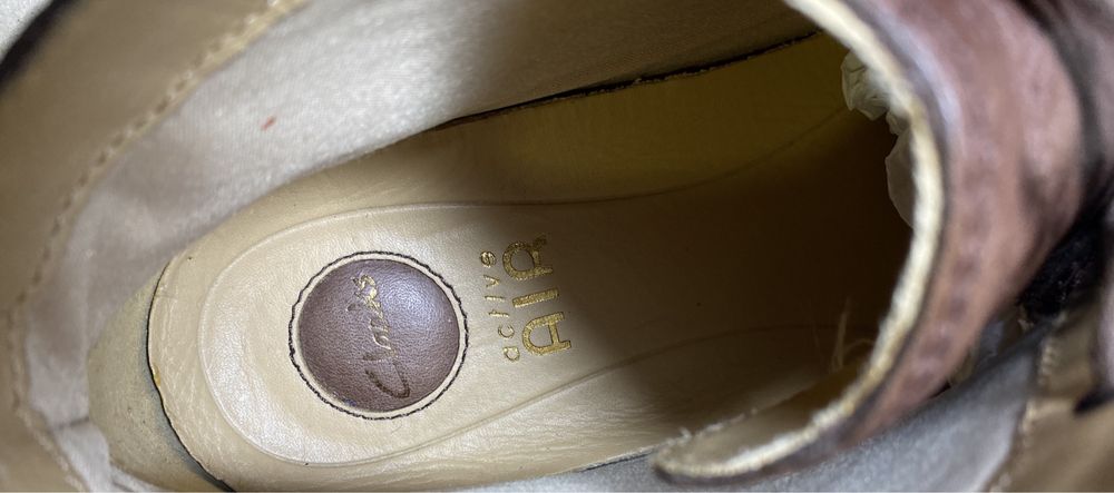 Теплі шкіряні черевики Clark’s