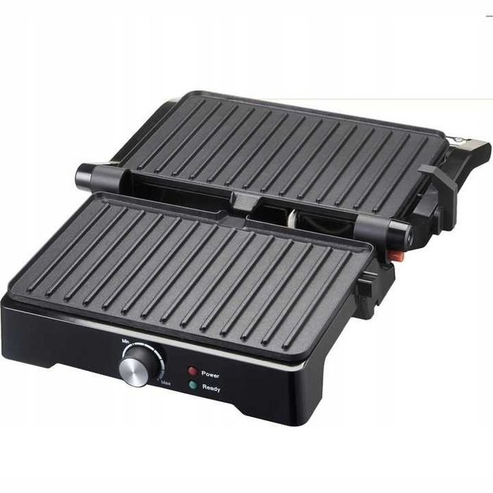 Grill elektryczny LTC opiekacz 1500W otwieranie 180* INOX toster