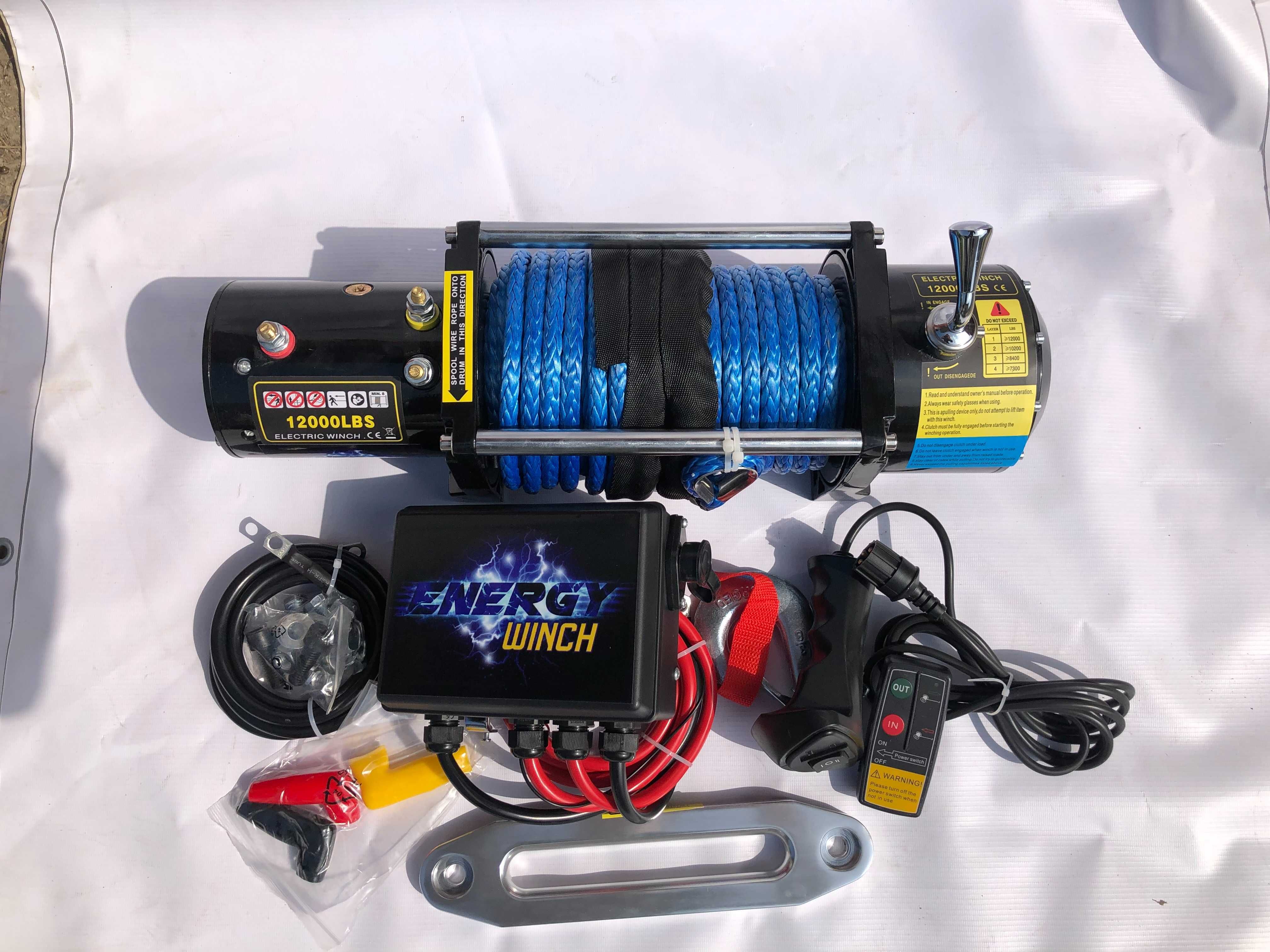 Лебідка лебедка електрична Energy winch  12000 LBS 5,5т (5450кг)