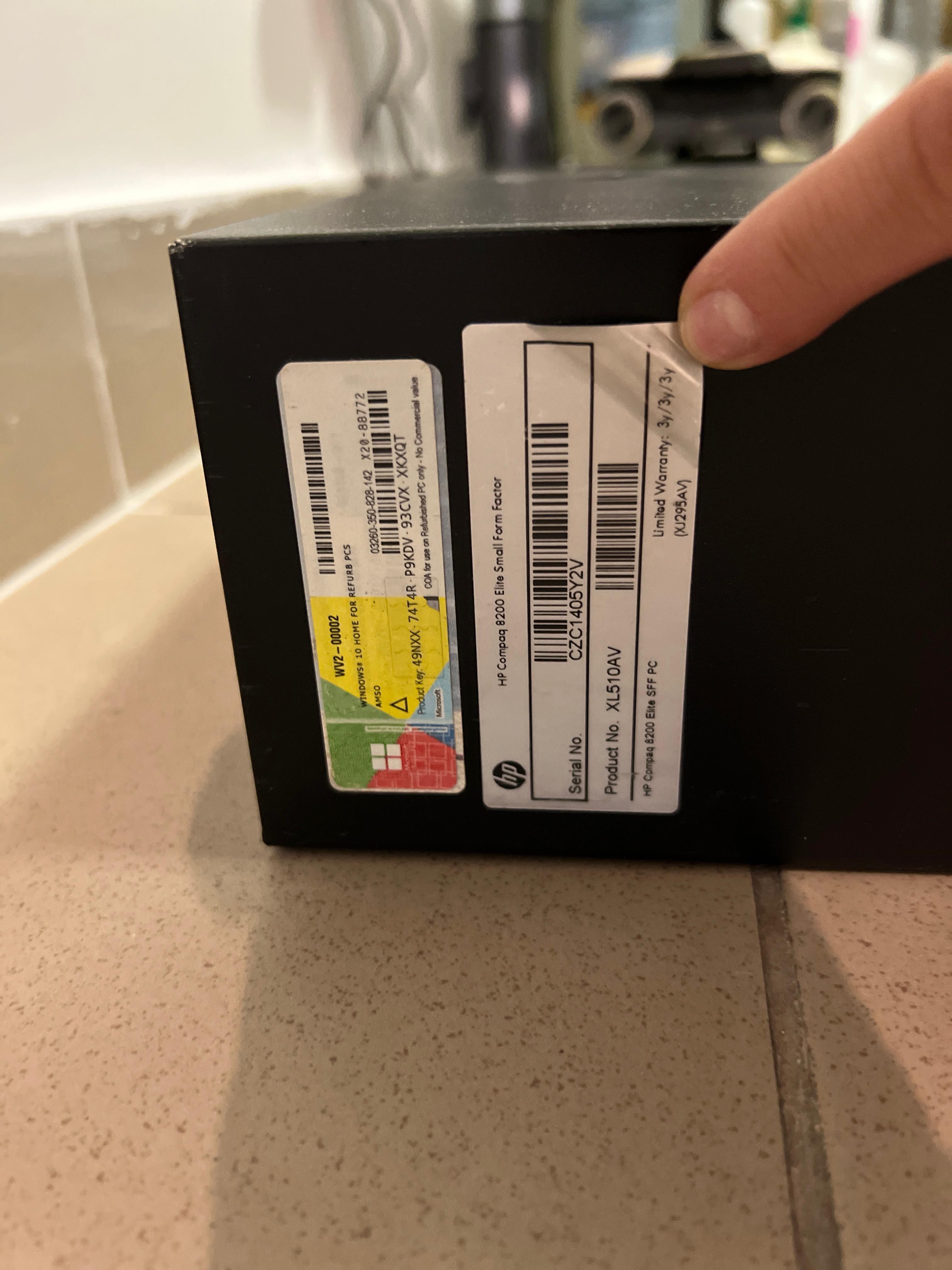 Komputer hp compaq 8200 elite sff pc