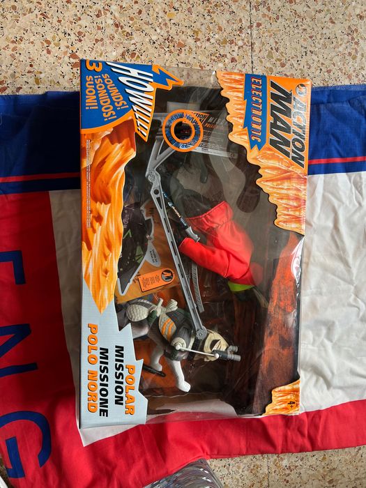 Action man novo brinquedo caixa antigo