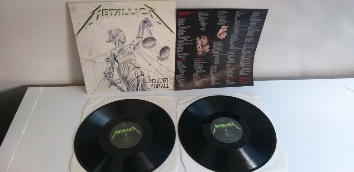 Metallica ,,And Justice for all" 2 Lp NM 2008 Iron Maiden Kat Slayer