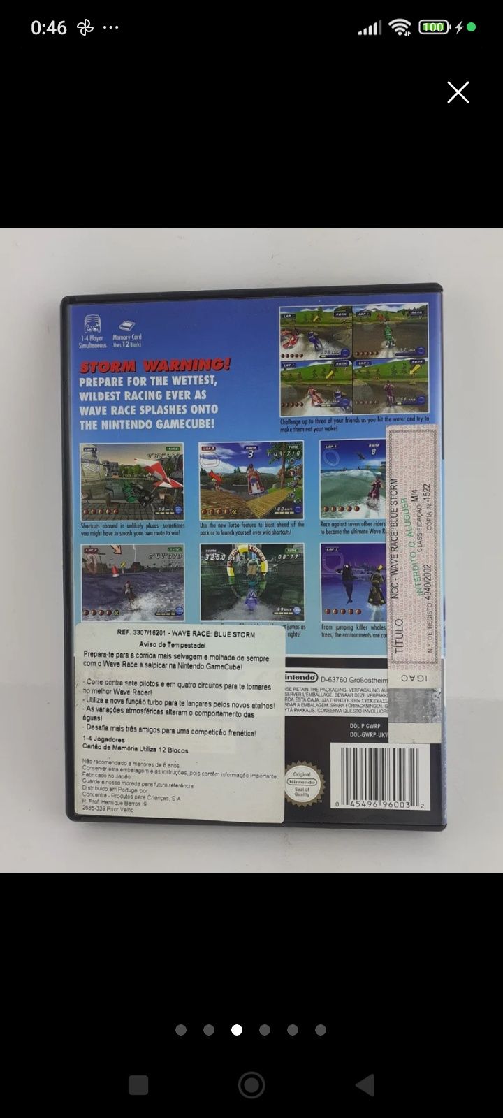 Wave Race BLUE Storn    Gamecube
