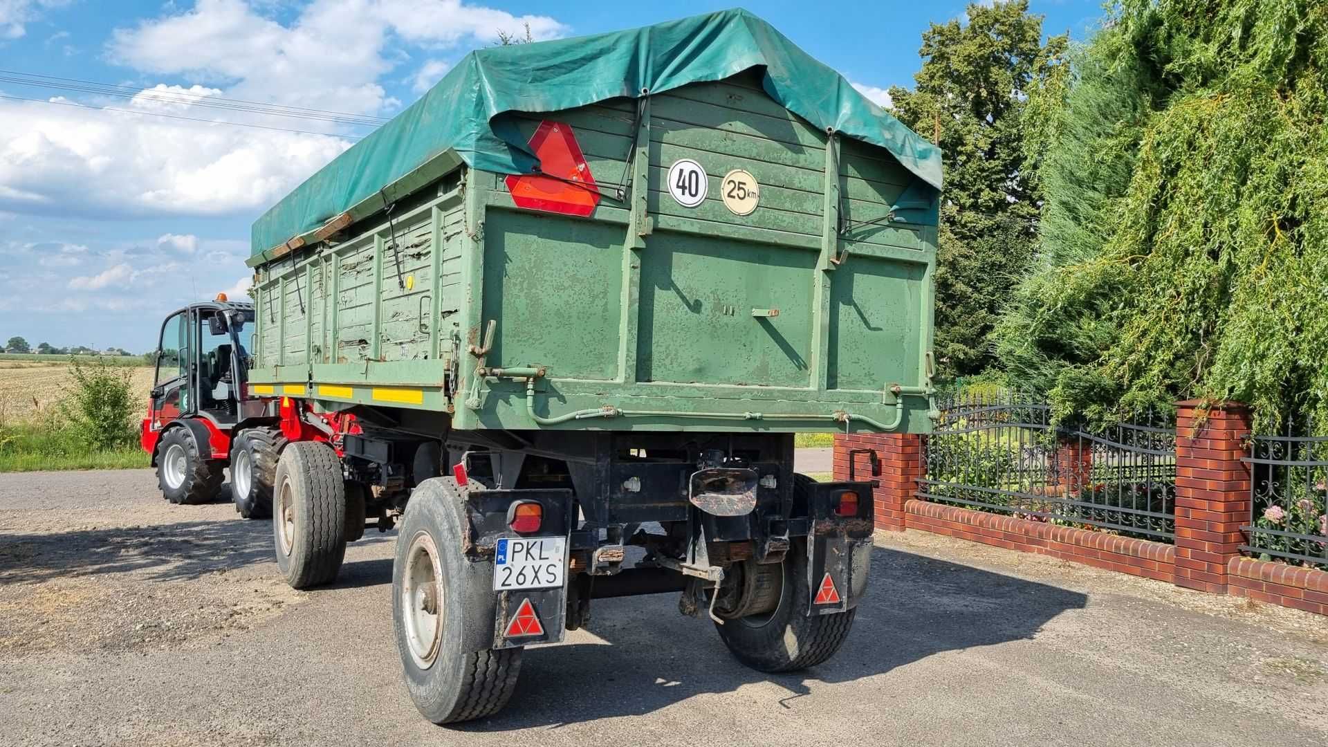 Przyczepa dwustronny kiper wywrot Blumhardt 16 zarejestrowana Niemiec