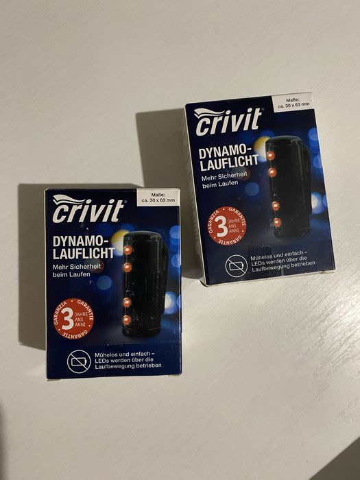 Динамо ліхтар  для спорту Crivit в наявності 2 шт