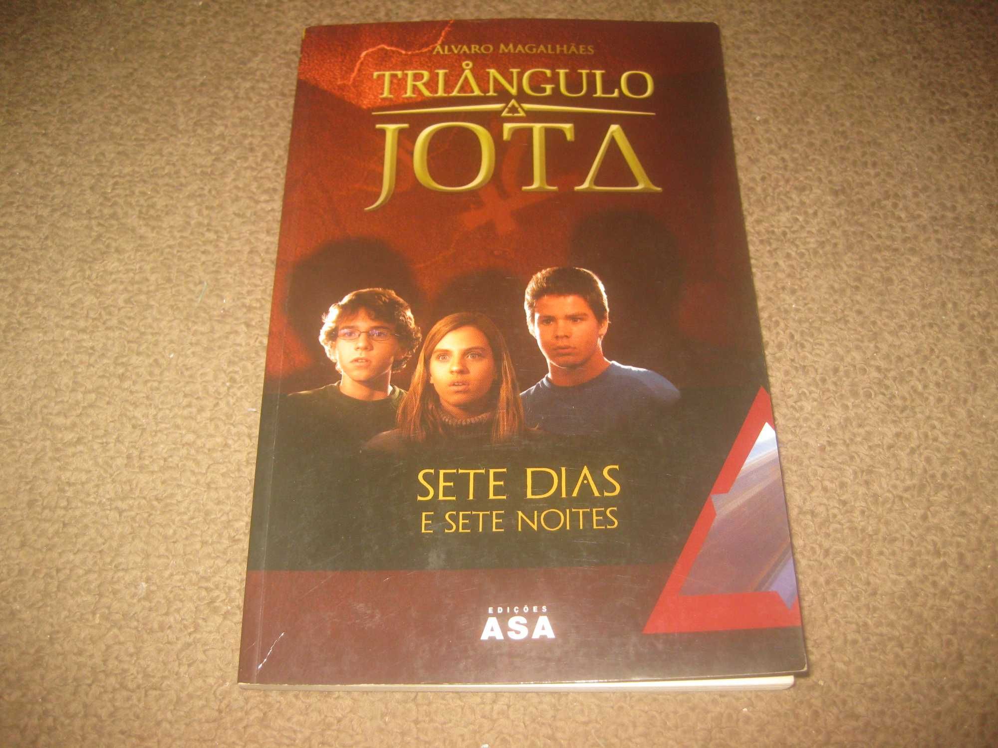 Livro do Triângulo Jota "Sete Dias e Sete Noites" de Álvaro Magalhães
