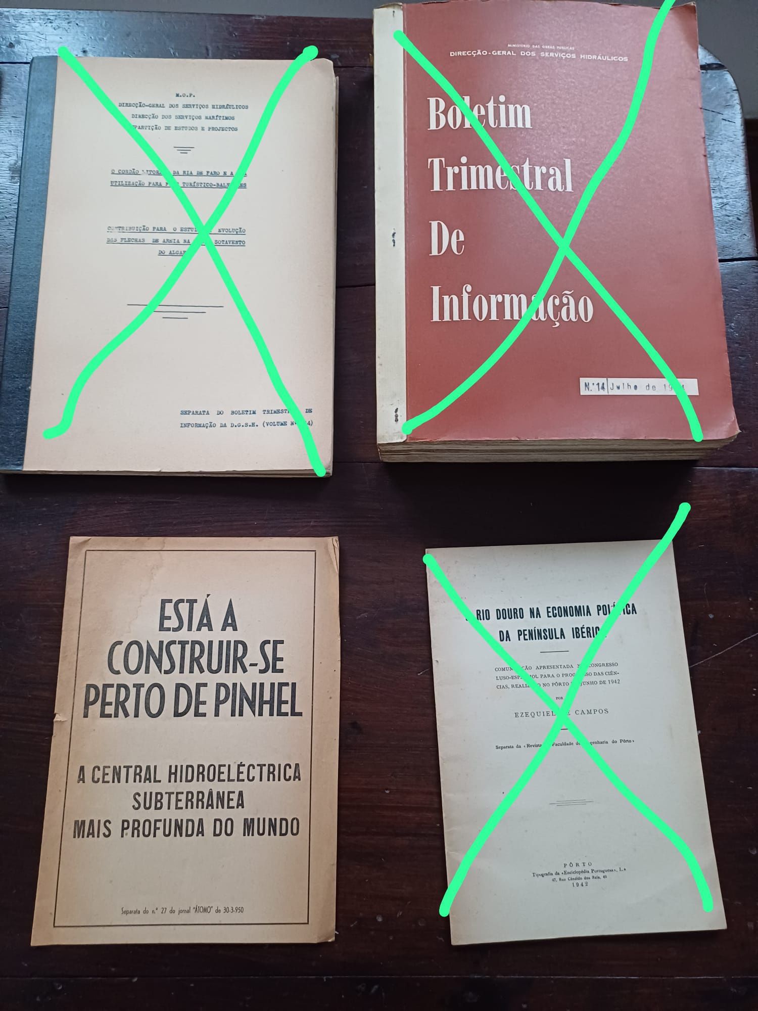 Livros de barragens e estações hidroeléctricas