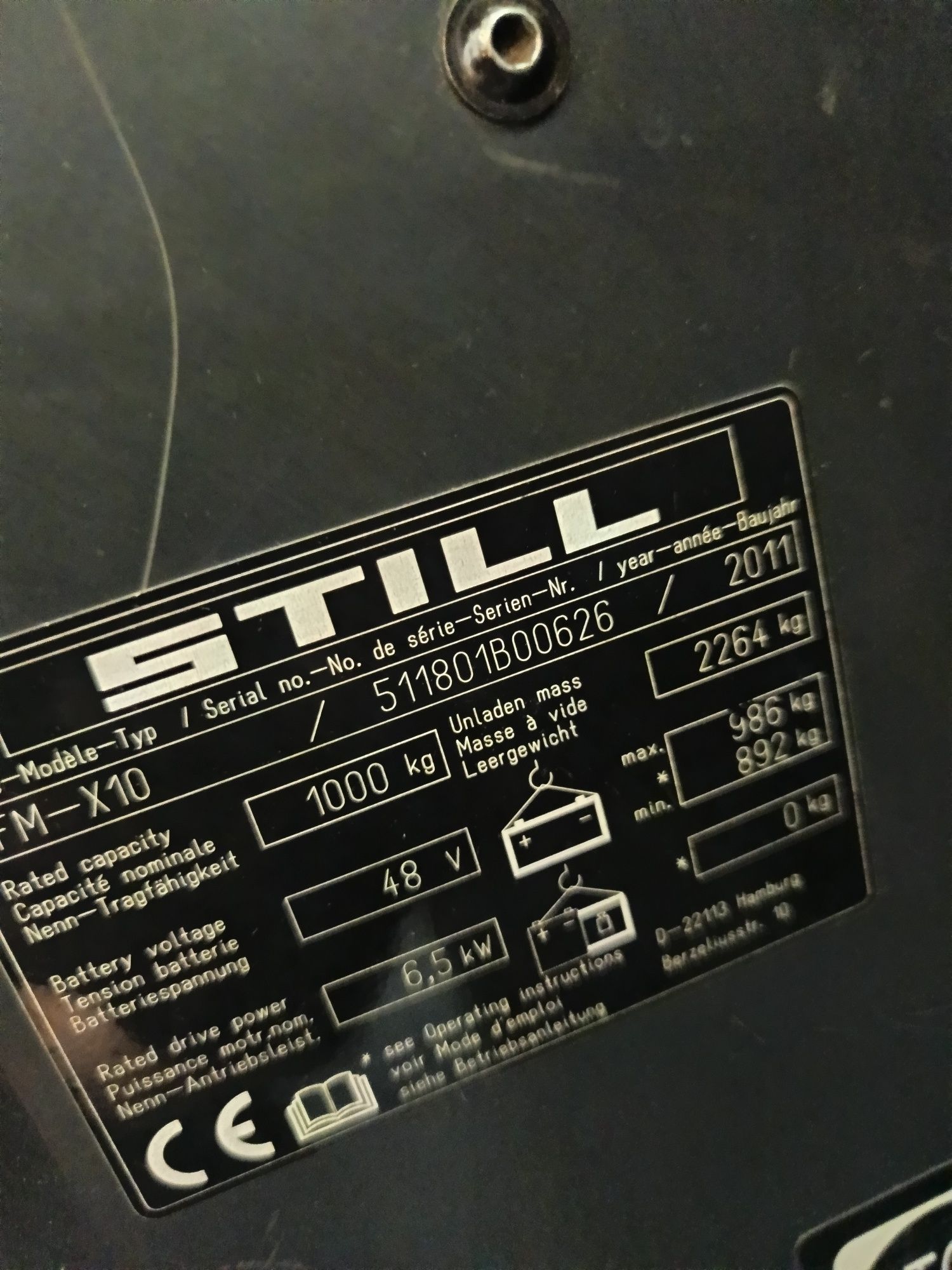 Wózek elektryczny retrak still