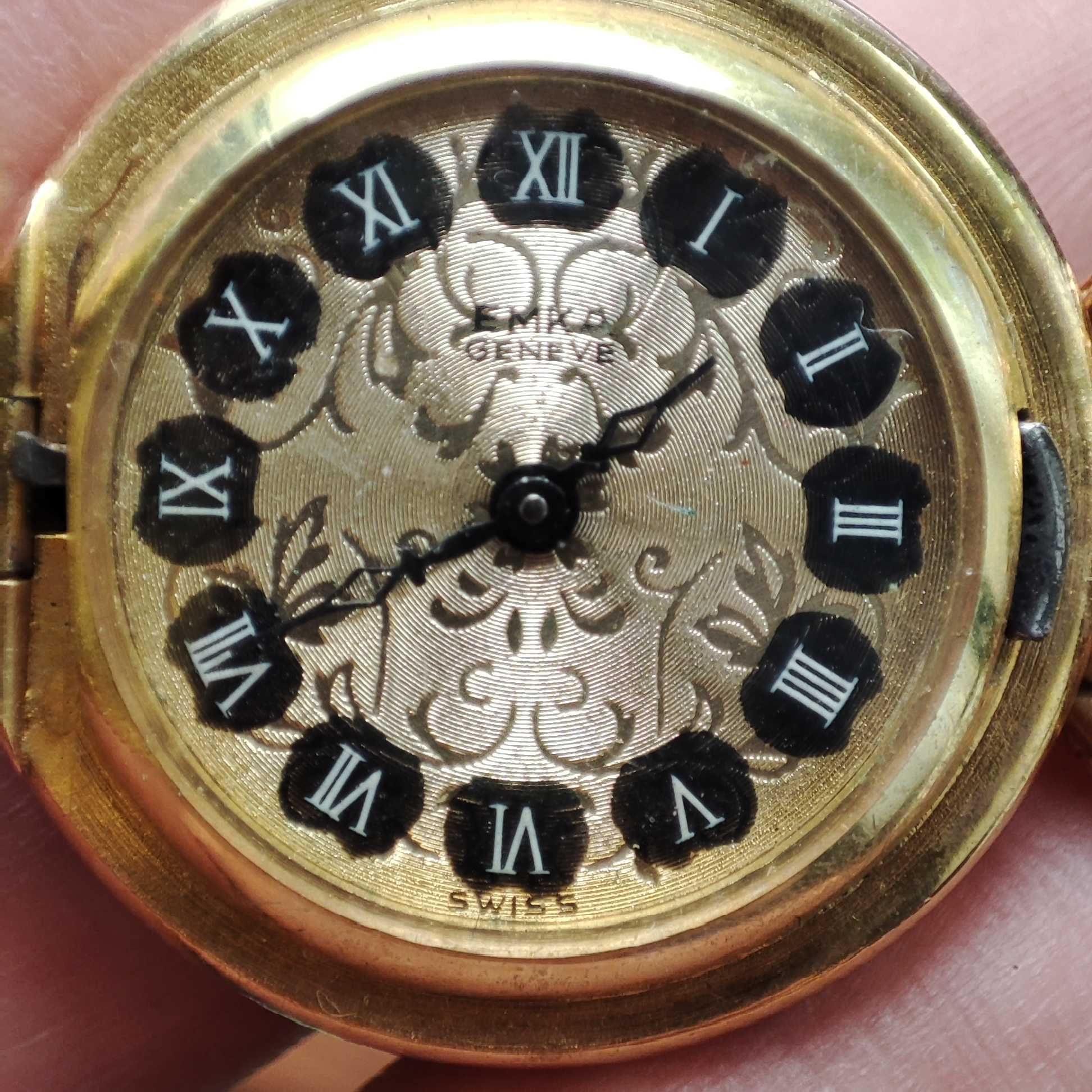 Zegarek Geneve EMKA 17 kamieni pozłacany
