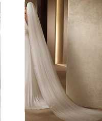 Véu de noiva com duas camadas - tipo Catedral