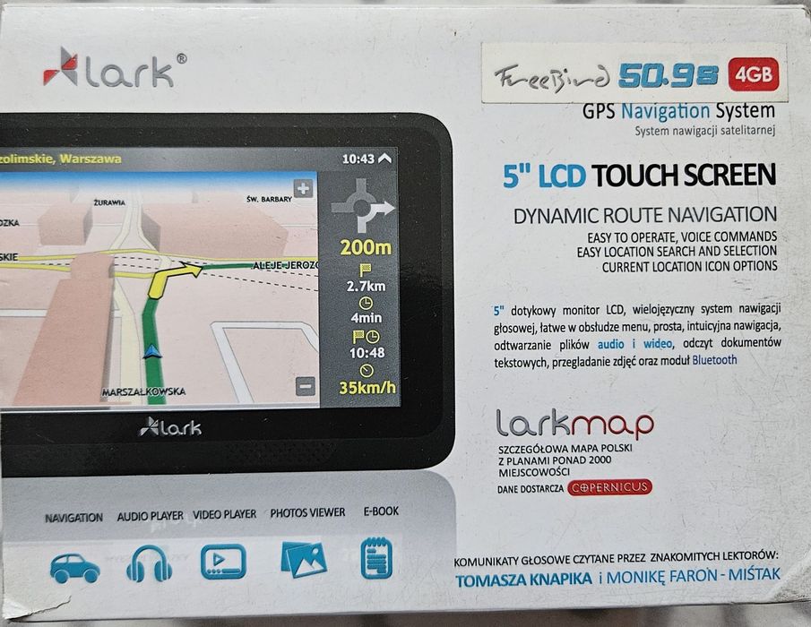 Nawigacja samochodowa LARK 5"