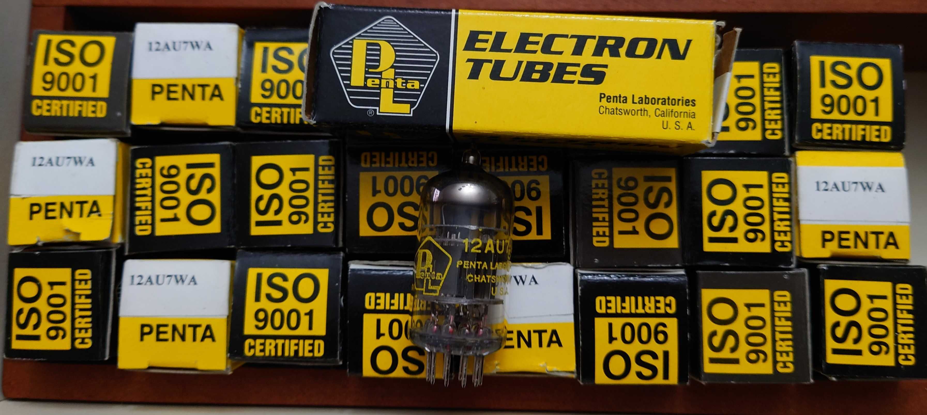 12AU7 WA Válvulas NOS Penta Laboratories USA