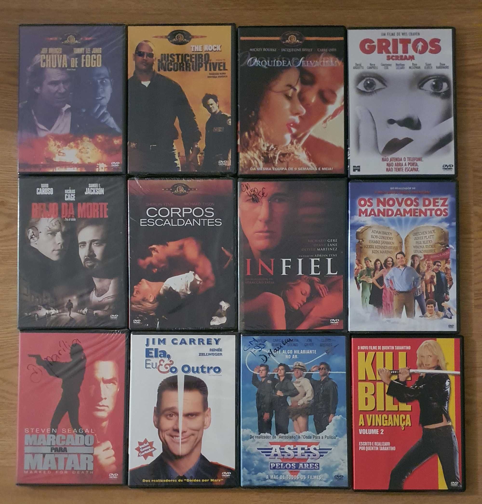 Lote de 48 Filmes DVD completo. (Vendo conjunto total) (Selados)
