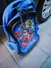 Детский большой рюкзак на колесах