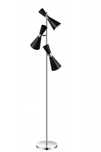 Lampa podłogowa GoodHome Mengame 3-punktowa E14 czarna