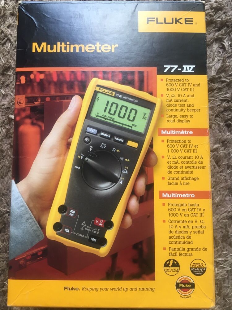 Fluke 77-4 miernik do prądu multimeter cyfrowy