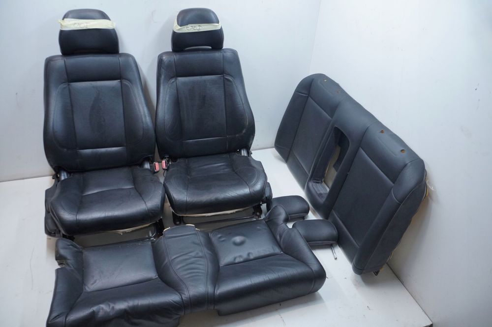 kanapa fotele przód tył prawy lewy volvo c70 i cabrio coupe skóra komplet