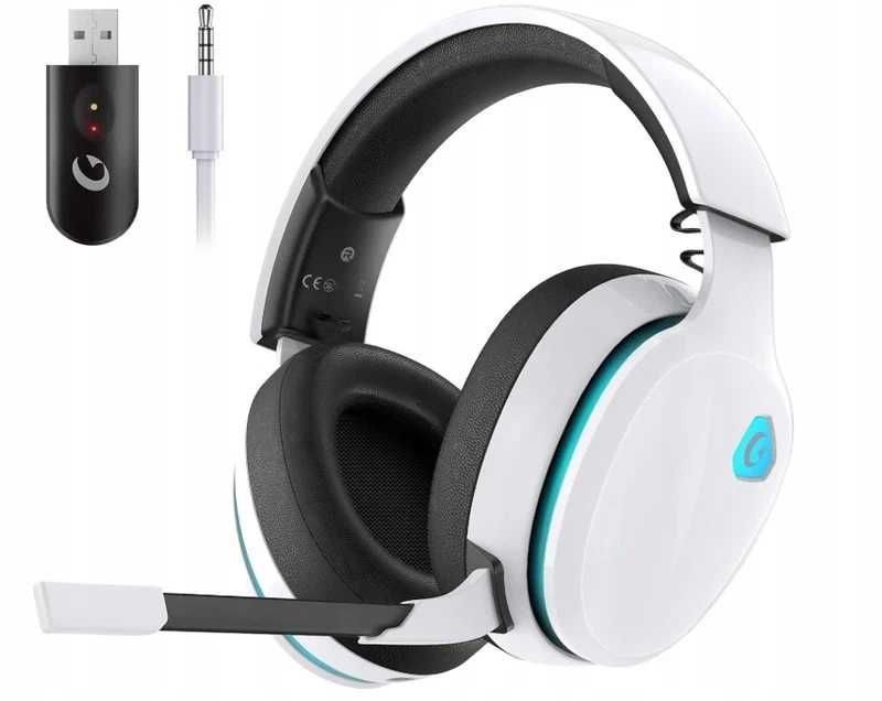Captain 300 Słuchawki Gamingowe  2,4 GHZ Bezprzewodowe Bluetooth LED