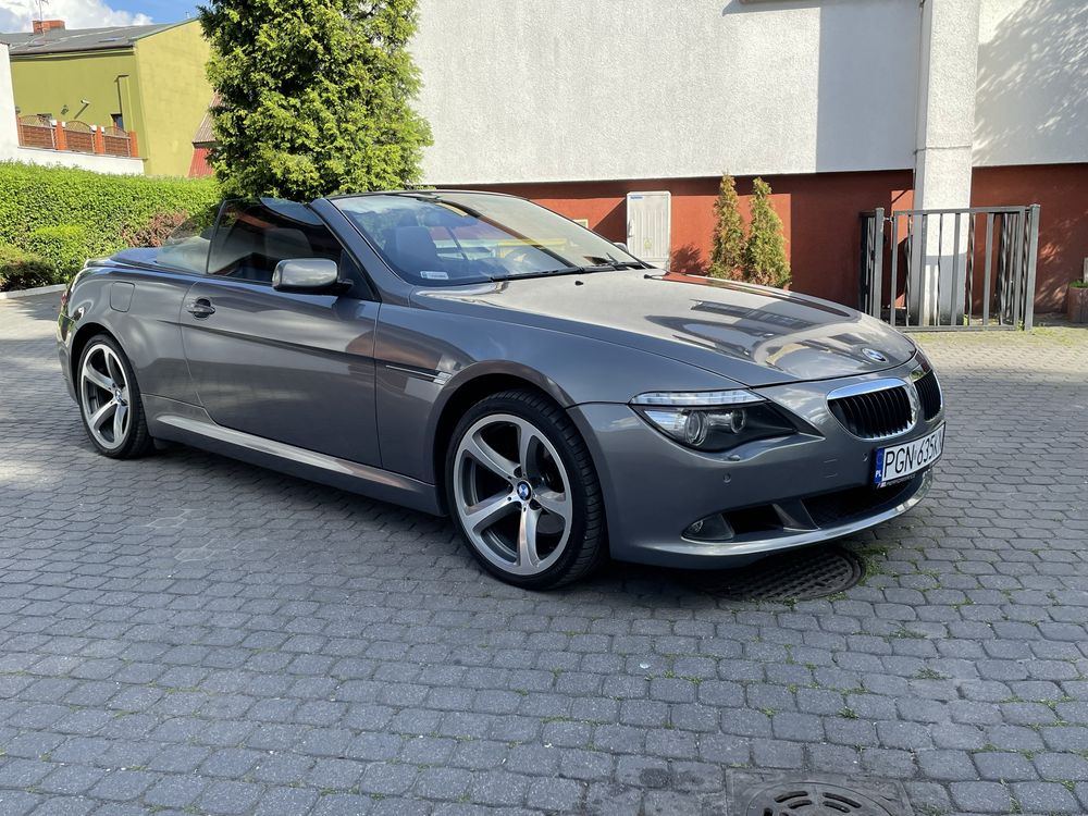 Uszkodzone BMW serii 6 E64 po Liftingu 635d