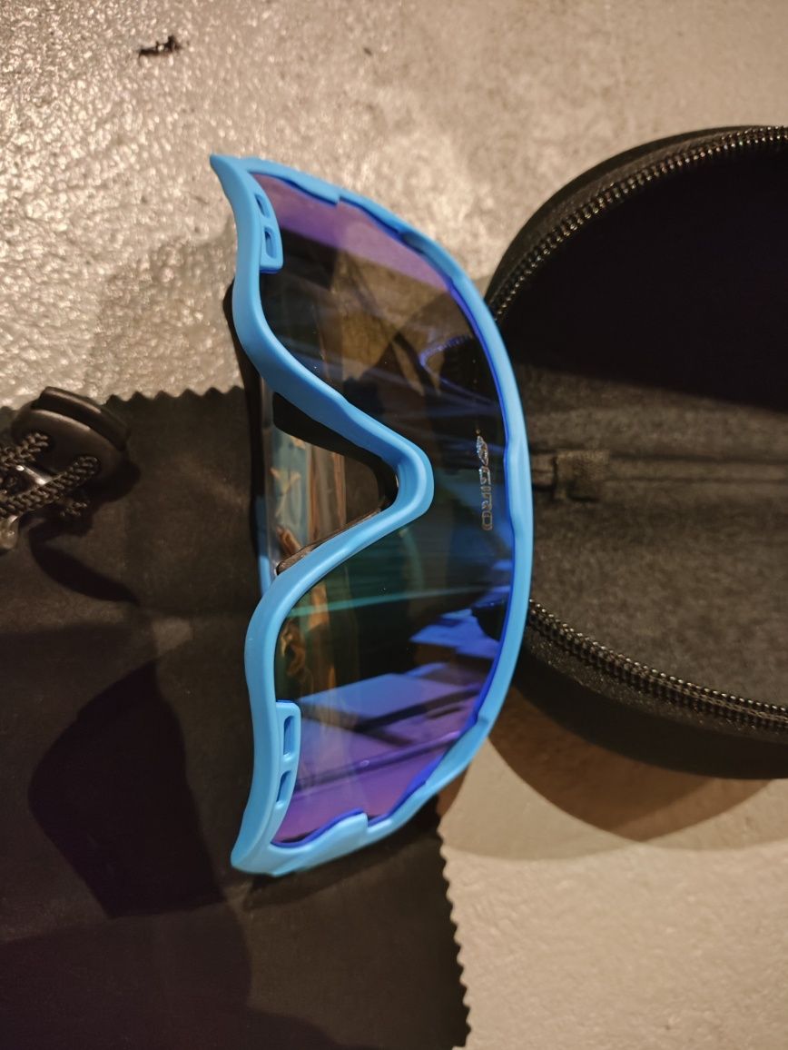 GIRO okulary sportowe rowerowe UV400 LUSTRZANE POLARYZACYJNE UV