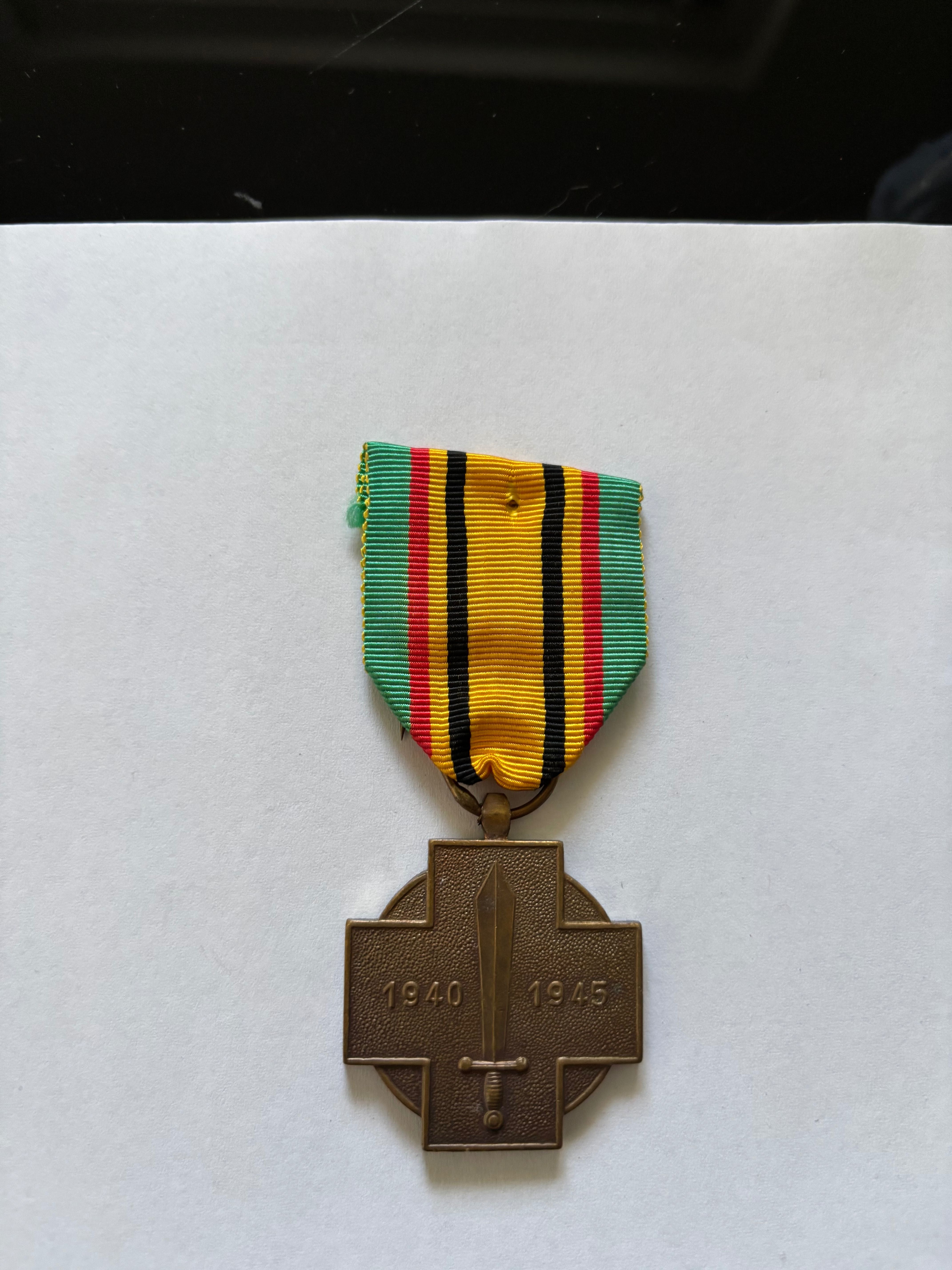 Medalhas belgas segunda guerra mundial