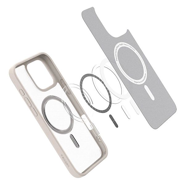 Spigen Ultra Hybrid Mag Magsafe Iphone 16 Pro Max Frost Natural Titani