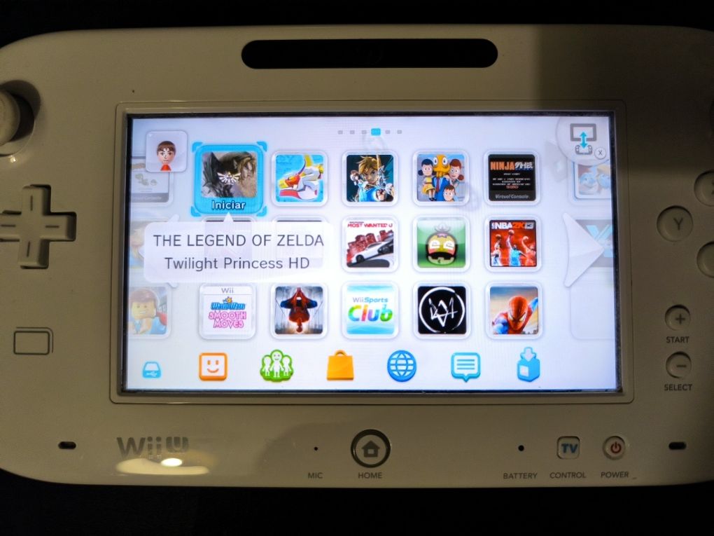 Consola WiiU desbloqueada com mais de 60jogos