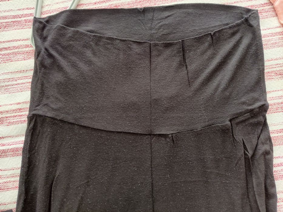 Saia comprida preta maternidade, Prenatal, 40