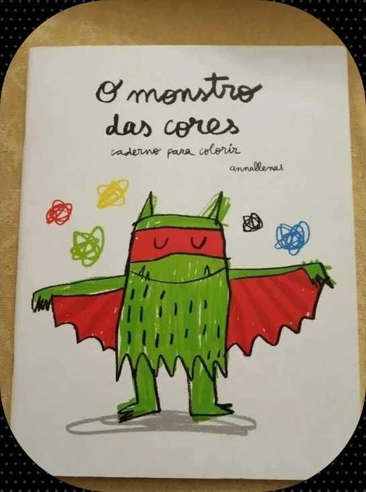 O Monstro das Cores Caderno para colorir