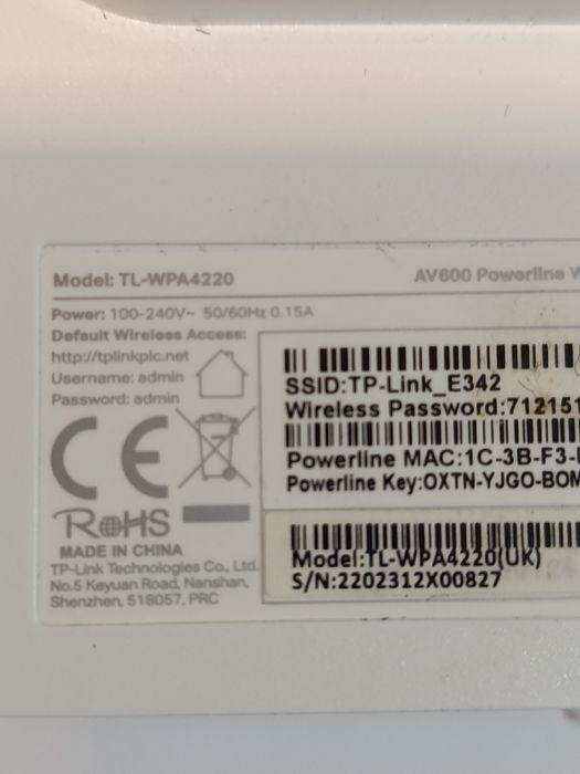 Tp-link TL-WPA4220 AV600
