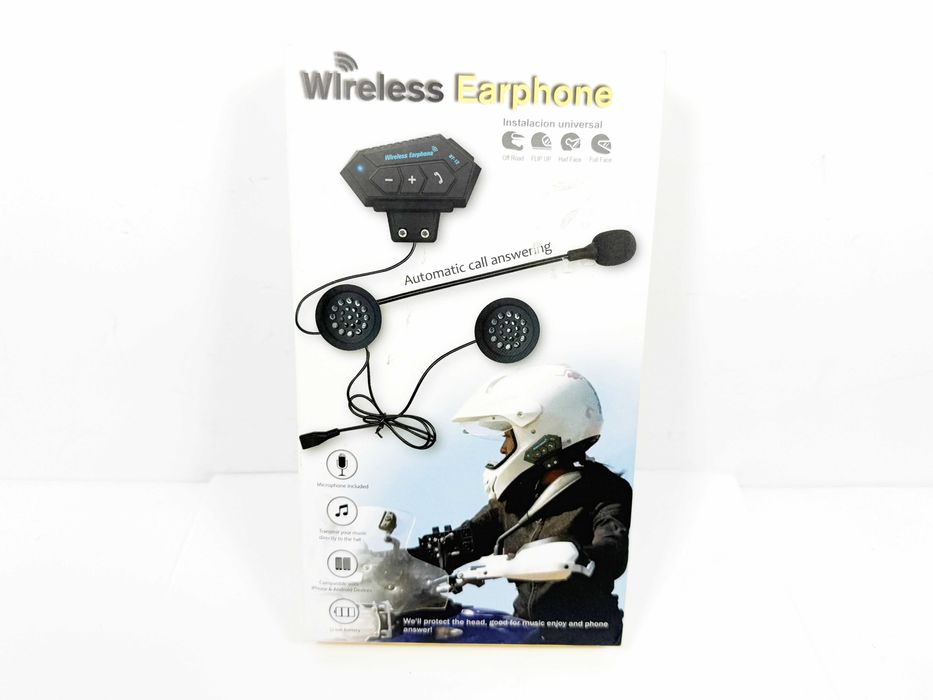 Słuchawki Interkom Bluetooth Motocykl BT 5.0 Do Kasku BT12 Okazja